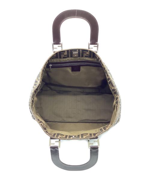 FENDI（フェンディ）FENDI (フェンディ) ズッカ キャンバス ハンドバッグ ブラウン サイズ:表記無の古着・服飾アイテム