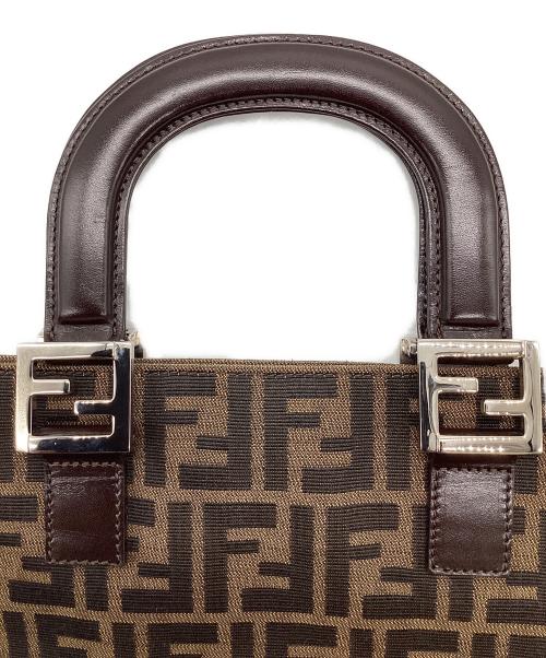 FENDI（フェンディ）FENDI (フェンディ) ズッカ キャンバス ハンドバッグ ブラウン サイズ:表記無の古着・服飾アイテム