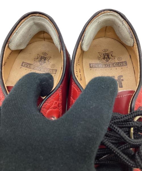 GEORGE COX（ジョージコックス）GEORGE COX (ジョージコックス) aff ORIGINAL (アフ オリジナル) シューズ レッド サイズ:UK7の古着・服飾アイテム