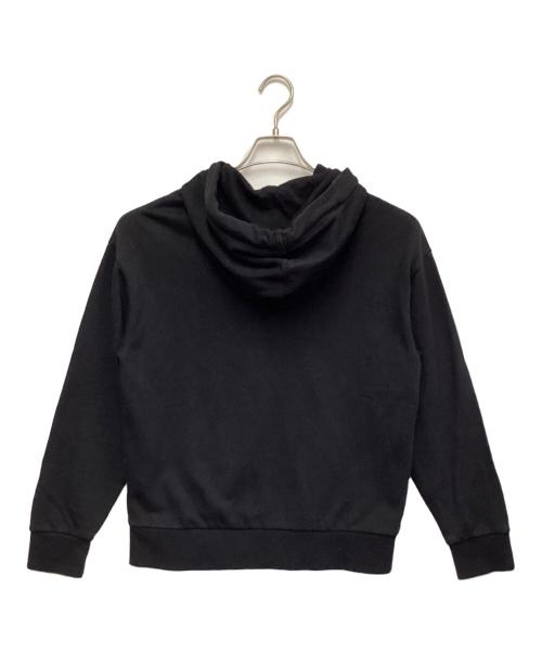 MONCLER（モンクレール）MONCLER (モンクレール) ロゴ刺繍 パーカー ブラック サイズ:XSの古着・服飾アイテム