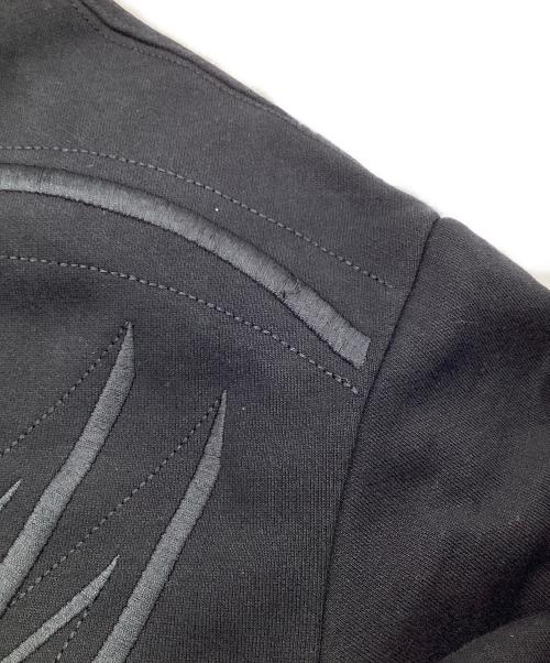 MONCLER（モンクレール）MONCLER (モンクレール) ロゴ刺繍 パーカー ブラック サイズ:XSの古着・服飾アイテム