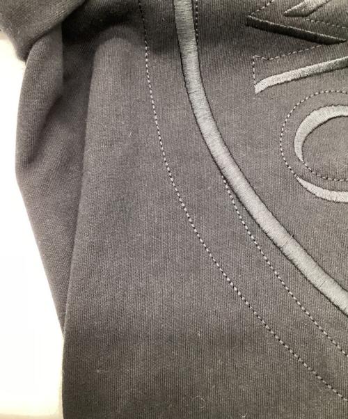 MONCLER（モンクレール）MONCLER (モンクレール) ロゴ刺繍 パーカー ブラック サイズ:XSの古着・服飾アイテム