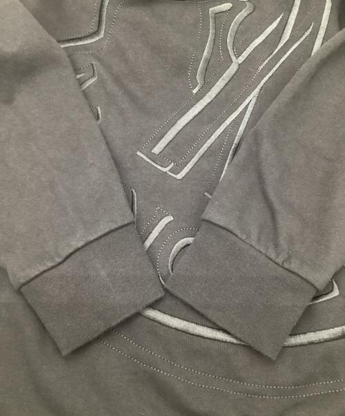 MONCLER（モンクレール）MONCLER (モンクレール) ロゴ刺繍 パーカー ブラック サイズ:XSの古着・服飾アイテム