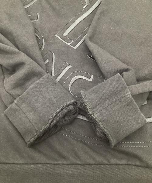 MONCLER（モンクレール）MONCLER (モンクレール) ロゴ刺繍 パーカー ブラック サイズ:XSの古着・服飾アイテム