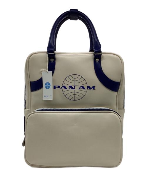 PAN AM（パンナム）PAN AM (パンナム) リュック ホワイトの古着・服飾アイテム