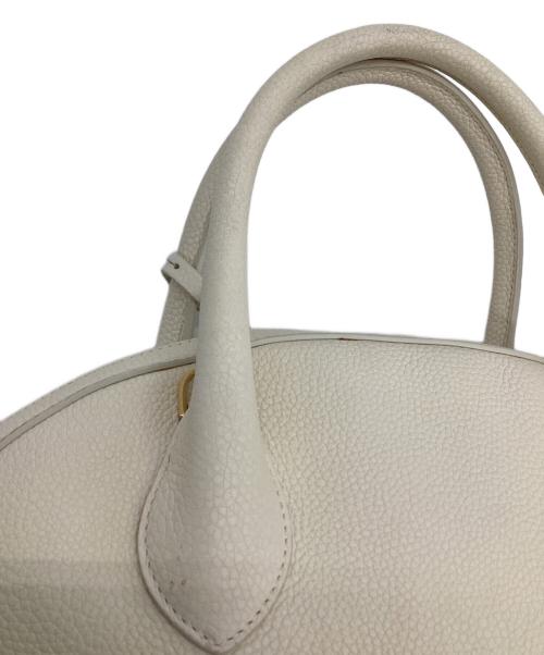 Salvatore Ferragamo（サルヴァトーレ フェラガモ）Salvatore Ferragamo (サルヴァトーレ フェラガモ) フィアンマ 2WAYバッグ クリームホワイトの古着・服飾アイテム