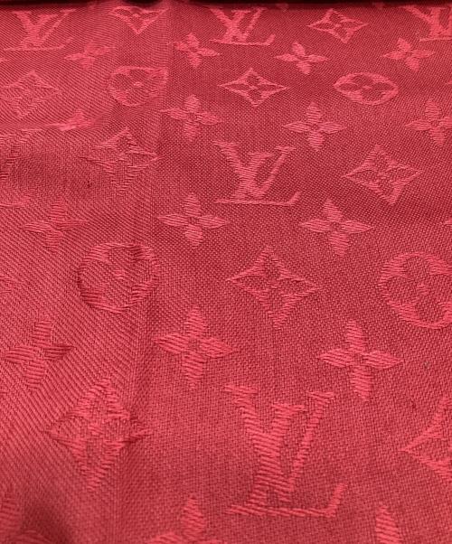 LOUIS VUITTON（ルイ ヴィトン）LOUIS VUITTON (ルイ ヴィトン) モノグラム ショール レッドの古着・服飾アイテム
