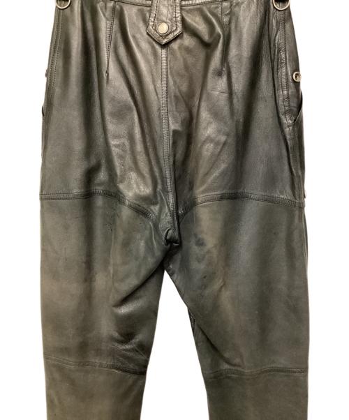 ISSEY MIYAKE（イッセイミヤケ）ISSEY MIYAKE (イッセイミヤケ) 70sレザーパンツ ブラック サイズ:9の古着・服飾アイテム