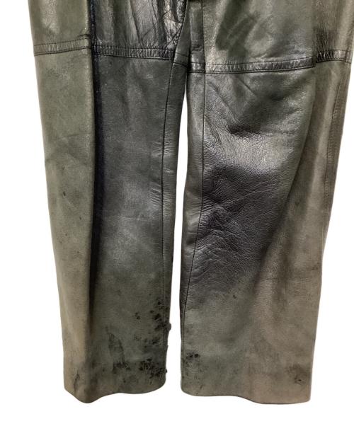 ISSEY MIYAKE（イッセイミヤケ）ISSEY MIYAKE (イッセイミヤケ) 70sレザーパンツ ブラック サイズ:9の古着・服飾アイテム
