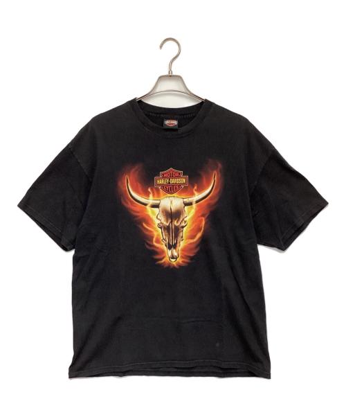 HARLEY-DAVIDSON（ハーレーダビッドソン）HARLEY-DAVIDSON (ハーレーダビッドソン) Tシャツ ブラック サイズ:XLの古着・服飾アイテム