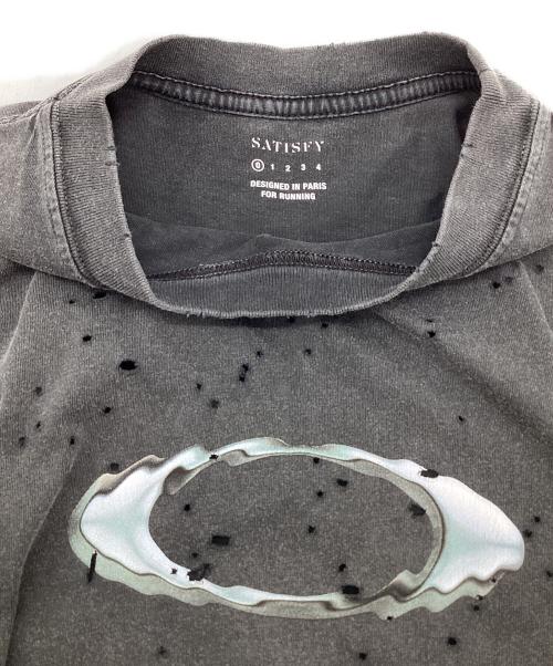 Satisfy（サティスファイ）Satisfy (サティスファイ) OAKLEY (オークリー) MothTech（モステック）Tシャツ ブラックの古着・服飾アイテム