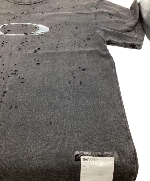 Satisfy（サティスファイ）Satisfy (サティスファイ) OAKLEY (オークリー) MothTech（モステック）Tシャツ ブラックの古着・服飾アイテム