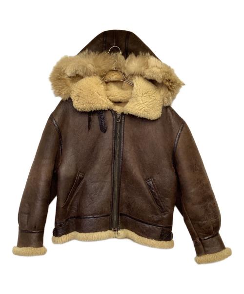 UNKNOWN DESTINATION（アンノウンディスティネーション）UNKNOWN DESTINATION (アンノウンディスティネーション) ムートンジャケット ブラウン サイズ:Lの古着・服飾アイテム