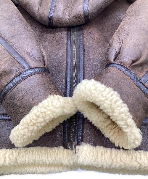 UNKNOWN DESTINATION（アンノウンディスティネーション）UNKNOWN DESTINATION (アンノウンディスティネーション) ムートンジャケット ブラウン サイズ:Lの古着・服飾アイテム