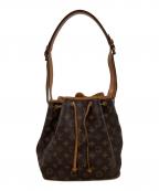 LOUIS VUITTONルイ ヴィトン）の古着「モノグラム プチ ノエ ショルダーバッグ」｜ブラウン