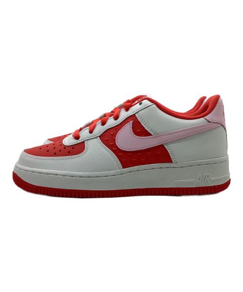 NIKE（ナイキ）NIKE (ナイキ) Air Force 1 BG（エア フォース 1 ビージー）スニーカー レッド×ピンク サイズ:24.5cmの古着・服飾アイテム