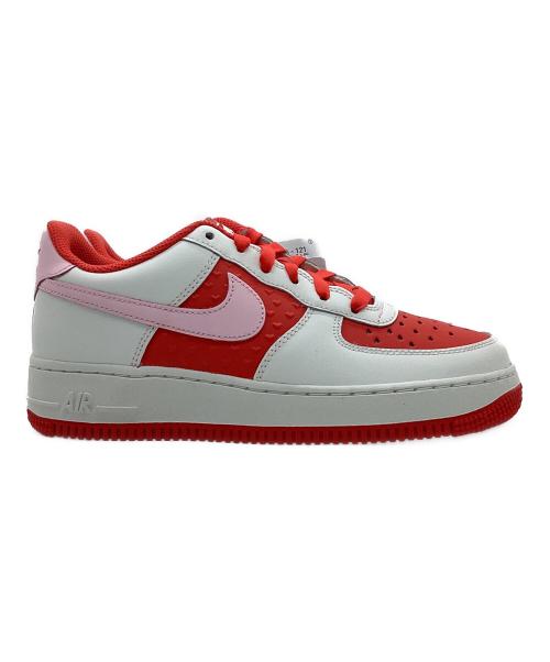 NIKE（ナイキ）NIKE (ナイキ) Air Force 1 BG（エア フォース 1 ビージー）スニーカー レッド×ピンク サイズ:24.5cmの古着・服飾アイテム
