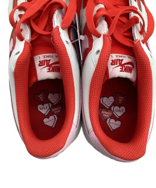 NIKE（ナイキ）NIKE (ナイキ) Air Force 1 BG（エア フォース 1 ビージー）スニーカー レッド×ピンク サイズ:24.5cmの古着・服飾アイテム