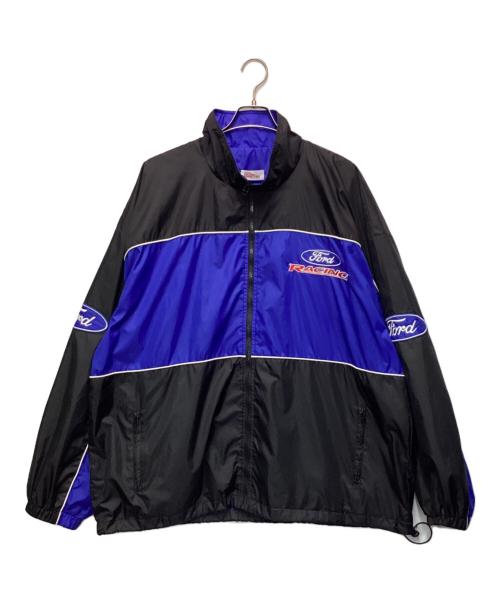 RACING CHAMPIONS APPAREL（レーシングチャンピオンアパレル）RACING CHAMPIONS APPAREL (レーシングチャンピオンアパレル) ナイロン ジップ ジャケット ネイビー サイズ:XXLの古着・服飾アイテム