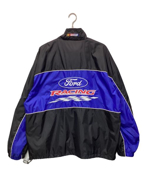 RACING CHAMPIONS APPAREL（レーシングチャンピオンアパレル）RACING CHAMPIONS APPAREL (レーシングチャンピオンアパレル) ナイロン ジップ ジャケット ネイビー サイズ:XXLの古着・服飾アイテム