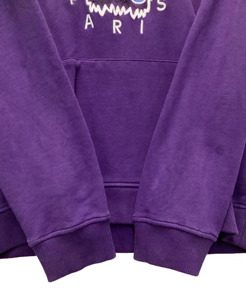 KENZO（ケンゾー）KENZO (ケンゾー) タイガー プルオーバー パーカー パープル サイズ:Mの古着・服飾アイテム