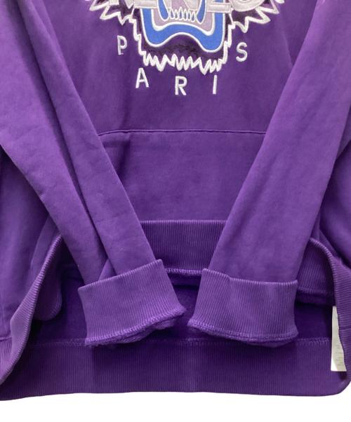 KENZO（ケンゾー）KENZO (ケンゾー) タイガー プルオーバー パーカー パープル サイズ:Mの古着・服飾アイテム