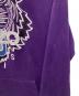 中古・古着 KENZO (ケンゾー) タイガー プルオーバー パーカー パープル サイズ:M：10000円