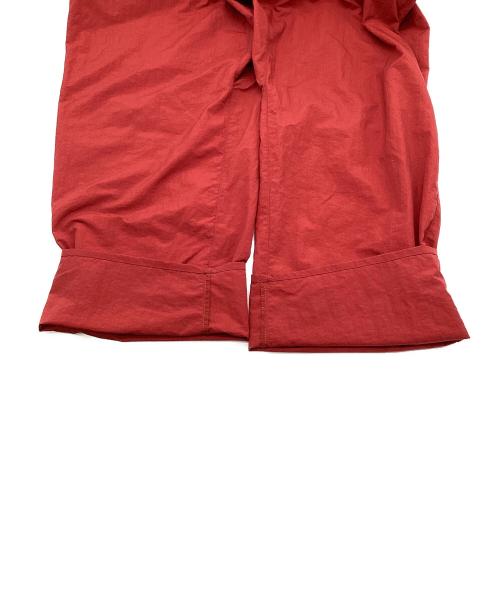 UNSLACKS（アンスラックス）UNSLACKS (アンスラックス) ナイロンイージーパンツ レッド サイズ:MEDIUM-REGULARの古着・服飾アイテム