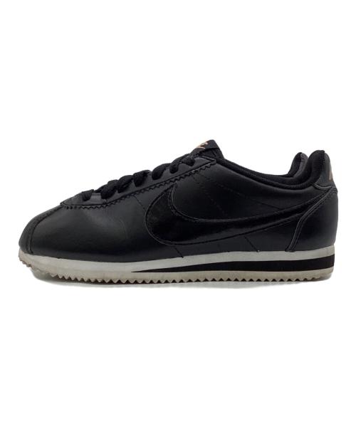 NIKE（ナイキ）NIKE (ナイキ) WMNS CLASSIC CORTEZ LEATHER（ウィメンズ クラシック コルテッツ レザー） ブラック サイズ:24㎝の古着・服飾アイテム