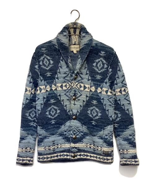 Denim & Supply Ralph Lauren（デニム＆サプライ ラルフローレン）Denim & Supply Ralph Lauren (デニム＆サプライ ラルフローレン) ショールカラーカーディガン ブルー サイズ:Mの古着・服飾アイテム