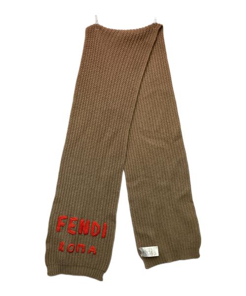 FENDI（フェンディ）FENDI (フェンディ) マフラー ベージュの古着・服飾アイテム