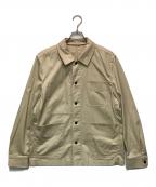 BROOKS BROTHERSブルックスブラザーズ）の古着「ストレッチコットン チョアジャケット」｜ベージュ