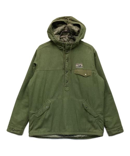 Patagonia（パタゴニア）Patagonia (パタゴニア) Reclaimed Wool Snap-T Pullover（リクレイムド ウール スナップ ティー プルオーバー） グリーン サイズ:Lの古着・服飾アイテム