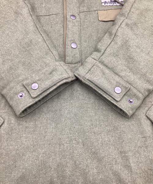 Patagonia（パタゴニア）Patagonia (パタゴニア) Reclaimed Wool Snap-T Pullover（リクレイムド ウール スナップ ティー プルオーバー） グリーン サイズ:Lの古着・服飾アイテム