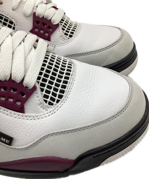 NIKE（ナイキ）NIKE (ナイキ) Paris Saint-Germain (パリサンジェルマン) AIR JORDAN 4 RETRO PSG（エア ジョーダン 4 レトロ パリサンジェルマン） ホワイト サイズ:27cmの古着・服飾アイテム