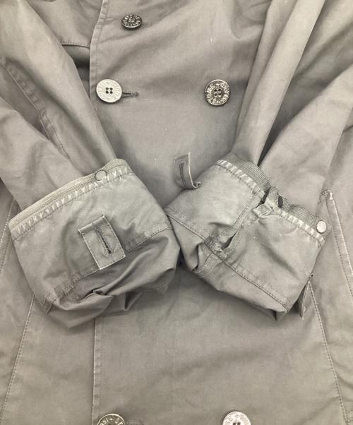 STONE ISLAND（ストーンアイランド）STONE ISLAND (ストーンアイランド) ショート トレンチ コート ブラック サイズ:Ｓの古着・服飾アイテム
