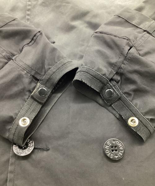 STONE ISLAND（ストーンアイランド）STONE ISLAND (ストーンアイランド) ショート トレンチ コート ブラック サイズ:Ｓの古着・服飾アイテム
