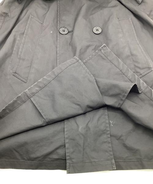 STONE ISLAND（ストーンアイランド）STONE ISLAND (ストーンアイランド) ショート トレンチ コート ブラック サイズ:Ｓの古着・服飾アイテム
