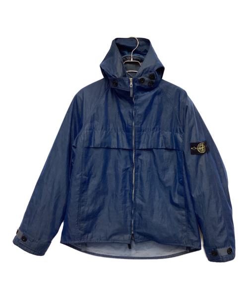 STONE ISLAND（ストーンアイランド）STONE ISLAND (ストーンアイランド) Nylon Spalmatura 3 in 1 Hooded Jacket（ナイロン スパルマチュア 3イン1 フードジャケット） ブルー サイズ:Mの古着・服飾アイテム