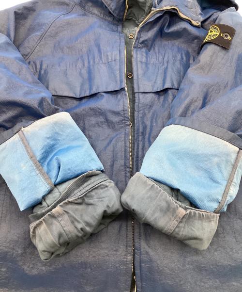 STONE ISLAND（ストーンアイランド）STONE ISLAND (ストーンアイランド) Nylon Spalmatura 3 in 1 Hooded Jacket（ナイロン スパルマチュア 3イン1 フードジャケット） ブルー サイズ:Mの古着・服飾アイテム