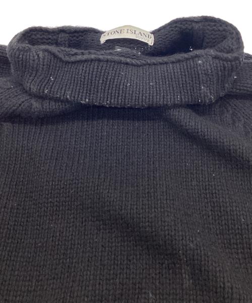 STONE ISLAND（ストーンアイランド）STONE ISLAND (ストーンアイランド) ハイネックニット ブラック サイズ:Mの古着・服飾アイテム