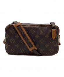 LOUIS VUITTON（ルイ ヴィトン）の古着「モノグラム ポシェット マルリーバンドリエール」｜ブラウン