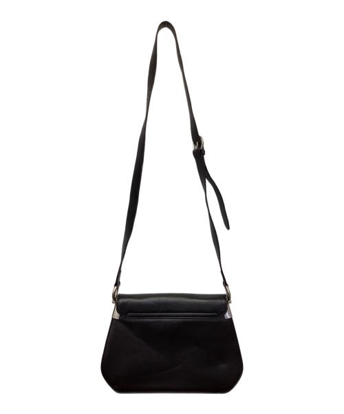 COLE HAAN（コールハーン）COLE HAAN (コールハーン) ANGULAR FLAPOVER（アンギュラ フラップオバー）ショルダーバッグ ブラックの古着・服飾アイテム