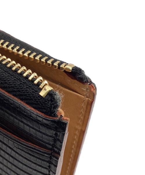 GANZO（ガンゾ）GANZO (ガンゾ) LIZARD6 (リザード6) Lファスナー小銭入れ ブラックの古着・服飾アイテム