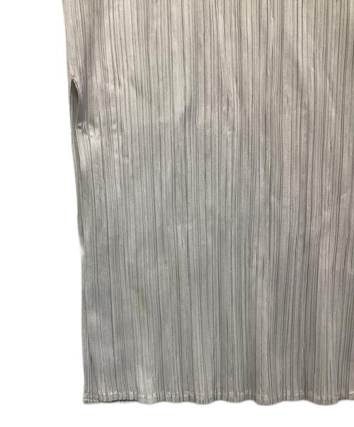 PLEATS PLEASE（プリーツプリーズ）PLEATS PLEASE (プリーツプリーズ) マキシワンピース グレー サイズ:3の古着・服飾アイテム