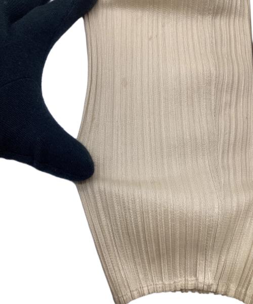 PLEATS PLEASE（プリーツプリーズ）PLEATS PLEASE (プリーツプリーズ) プリーツシャツ ベージュ サイズ:４の古着・服飾アイテム