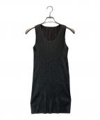 PLEATS PLEASEプリーツプリーズ）の古着「ノースリーブ ワンピース」｜グレー
