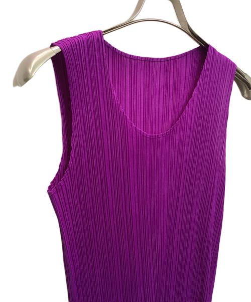 PLEATS PLEASE（プリーツプリーズ）PLEATS PLEASE (プリーツプリーズ) マキシワンピース パープル サイズ:2の古着・服飾アイテム