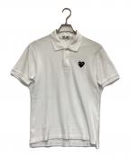 PLAY COMME des GARCONSプレイコムデギャルソン）の古着「ポロシャツ」｜ホワイト