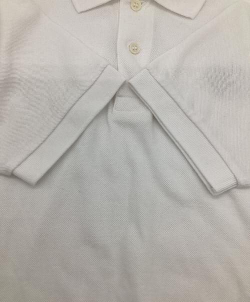 PLAY COMME des GARCONS（プレイコムデギャルソン）PLAY COMME des GARCONS (プレイ コムデギャルソン) ポロシャツ ホワイト サイズ:Mの古着・服飾アイテム